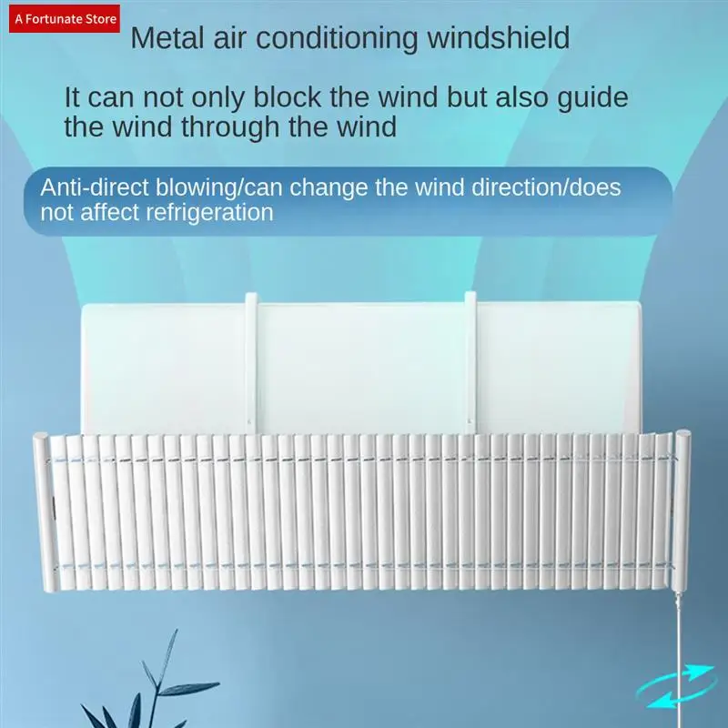 1 PCS Aluminum Louvers Air Conditioning Windshield Air Conditioning Baffle Easy To Clean