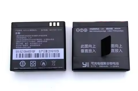 Az13-2 Battery Camera Accessories Battery for Xiaomi Yi 1 Action Sports Camera battery
