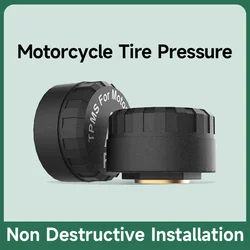 Tire Pressure sensor for Motorcycle Wireless Apple Carplay Android Auto Portable Navigation GPS Screen