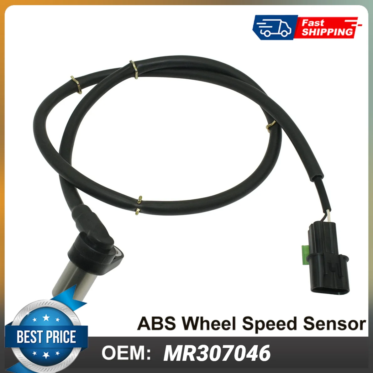 1PCS ABS Wheel Speed Sensor MR307046 Front Left For Mitsubishi Pajero Montero II 1990-2004 V43 V44 V45 V46 4D56 4M40