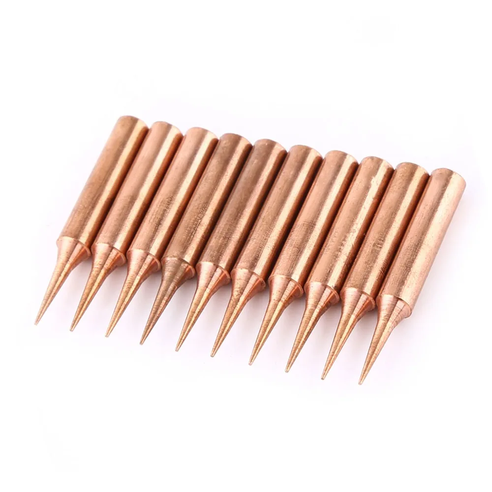 

10 шт. прецизионные 900M-T-I паяльные жала, медные сменные паяльные жала, сварочная головка, инструмент для паяльной станции