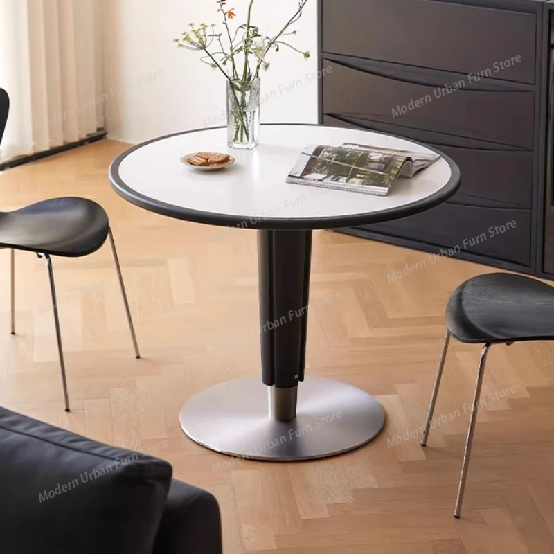 

Kitchen Modern Dining Table Round Nordic Coffee Bistro Dining Table Restaurant Living Room Mesas De Jantar Kitchen Furniture