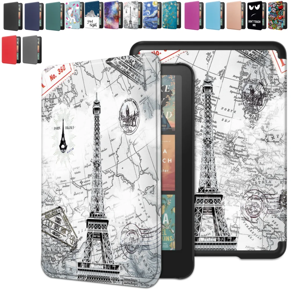 

Case for Kindle Paperwhite 12th Gen Colorsoft Signature Edition 7 inch 1st 2024 Flexible PU Magnetic Hard Shell Tablet Cover 7"