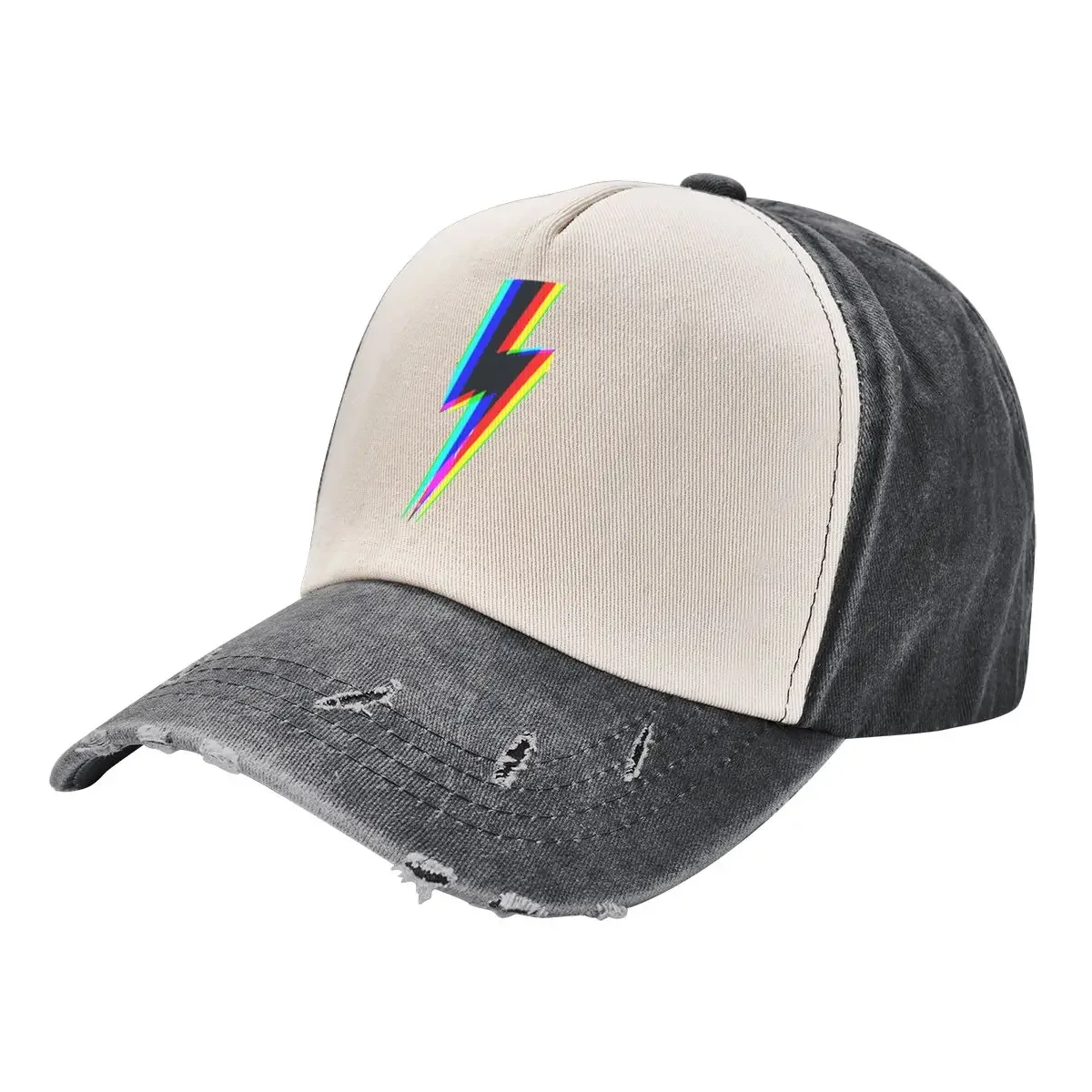 Trippy lightening bolt Baseball Cap Sun Hat For Children Luxury Hat Hood Mens Caps Women's