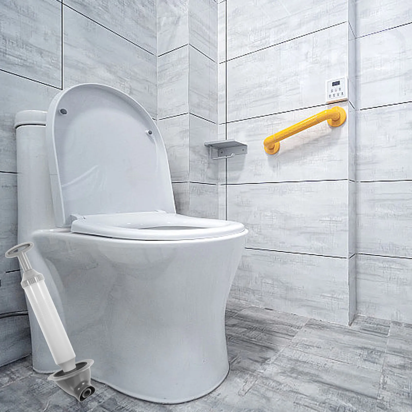 

Toilet Heavy Duty Vacuum Plunger For Bathroom Sink Kitchen Drain Clog Toilet Cleaner Plunger Opener Kit