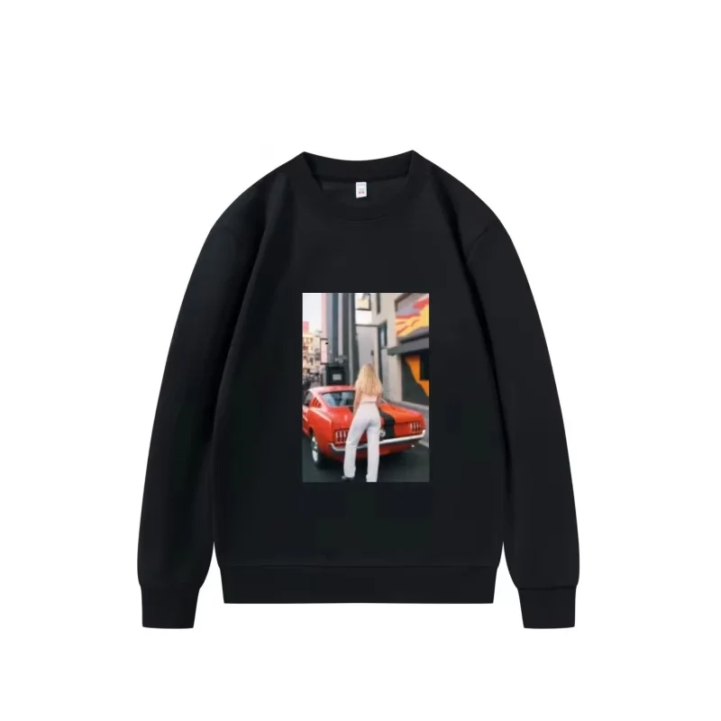 

Прямая поставка США, 250 г, тяжелая толстовка с круглым вырезом, свободный крой большого размера, с круглым вырезом, бесплатная доставка, мода 2026 г