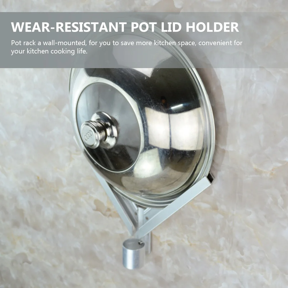 

Lid Rack Pot Drain Organiser Cover Storage Decorative Organizer Reusable Holder