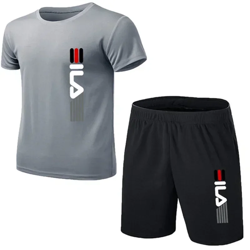 

A comfortable and brand-new breathable men's casual sports suit for the summer of 2026, as well as outdoor fashion men's short-s