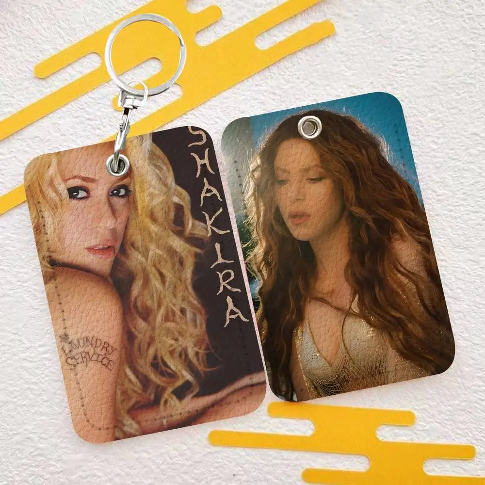 

Pop Culture Graphics Shakira Minimalist Leather Card Wallet Smooth ID And Business Card Protector