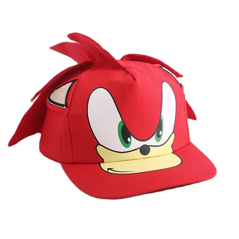 Berretto da baseball Sonic Primavera e autunno Cappello a tesa piatta per cartoni animati per ragazzi e ragazze Cappello hip-hop Super Sonic Mouse Cappelli per bambini