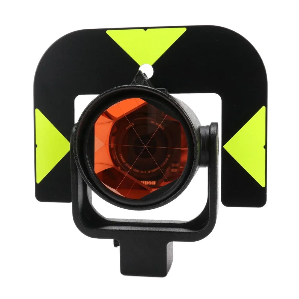 

Black and Yellow Stainless Steel Target Board Reflector Prism Lei ca Total Station Surveying Prisma GPR121