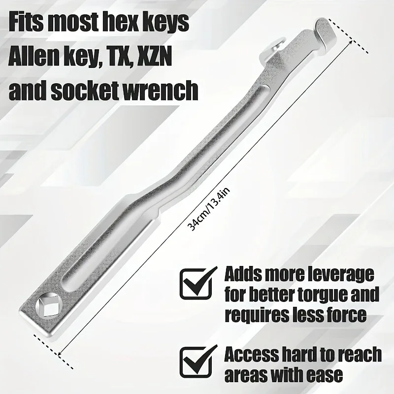 Universal Wrench Extender Tool - Increase Torque and Reach with Torque Wrench Extension