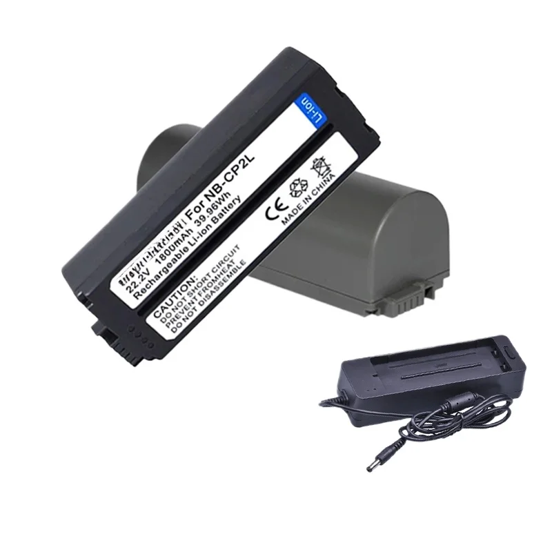 For Canon SELPHY NB-CP1L,CG-CP200 CP1500 CP1300 CP900 CP800 NB-CP2LH NB-CP2L Battery 1800mAh Rechargeable Batteries and Charger view 2
