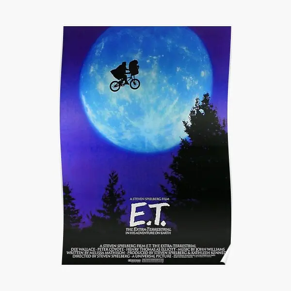 E T The Extra Terrestrial  Poster Decoration Wall Room Art Painting Vintage Mural Home Print Decor Modern Picture Funny No Frame