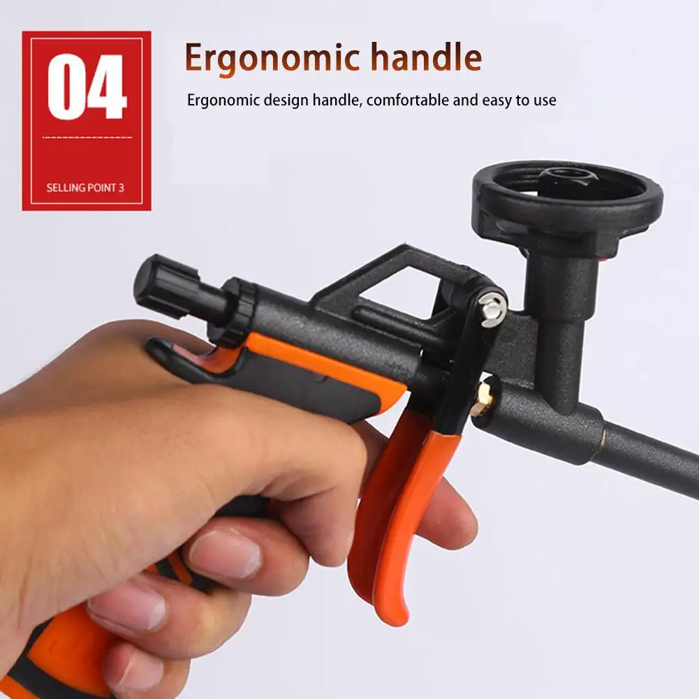 نظيفة الحرة رغوة توسيع بندقية رذاذ رغوة الغراء بندقية البولي يوريثين رغوة تسرب Specia أداة يدوية لتجديد المنزل #4