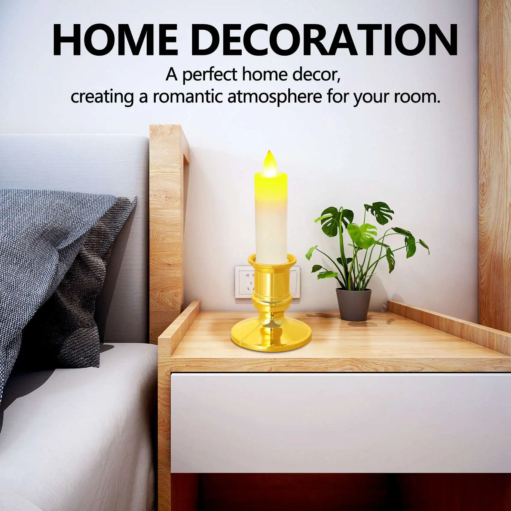 10X الذهب عمود شمعة قاعدة تفتق شمعة حامل الشمعدان حفلة عيد الميلاد ديكور HY