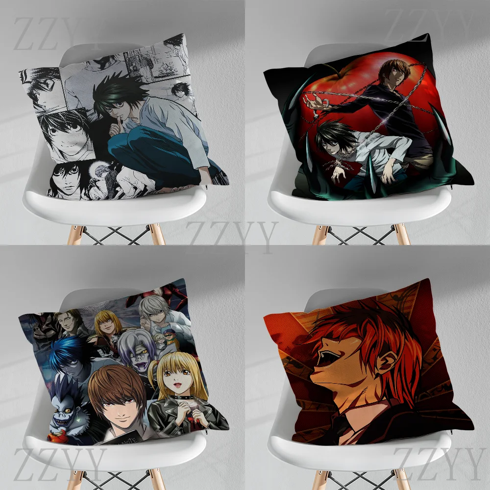 

Anime Death Note L Tsuki Pillow Case Pillow Case Soft Cushion Cases for Farmhouse Sofa Decor Home Decorations and Protector