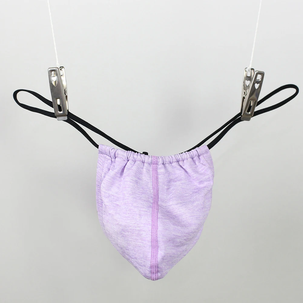 Men Thin Belt Cotton T-Back Soft Sissy Gstring Thong Japanese T-back Solid Lingerie Sexy Accessories Hot Briefs Adult Underwear