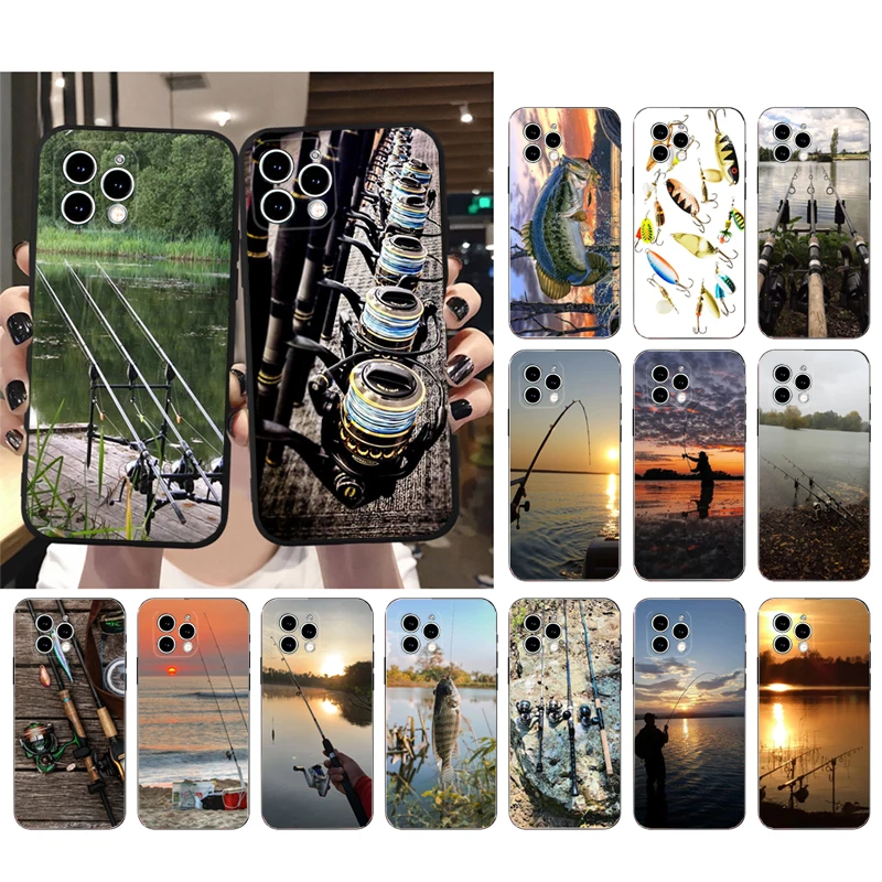 Fishing Gear Phone Case For iphone 16 15 14 Pro Max 16 15 14 13 12 Pro 15Plus iphone 11