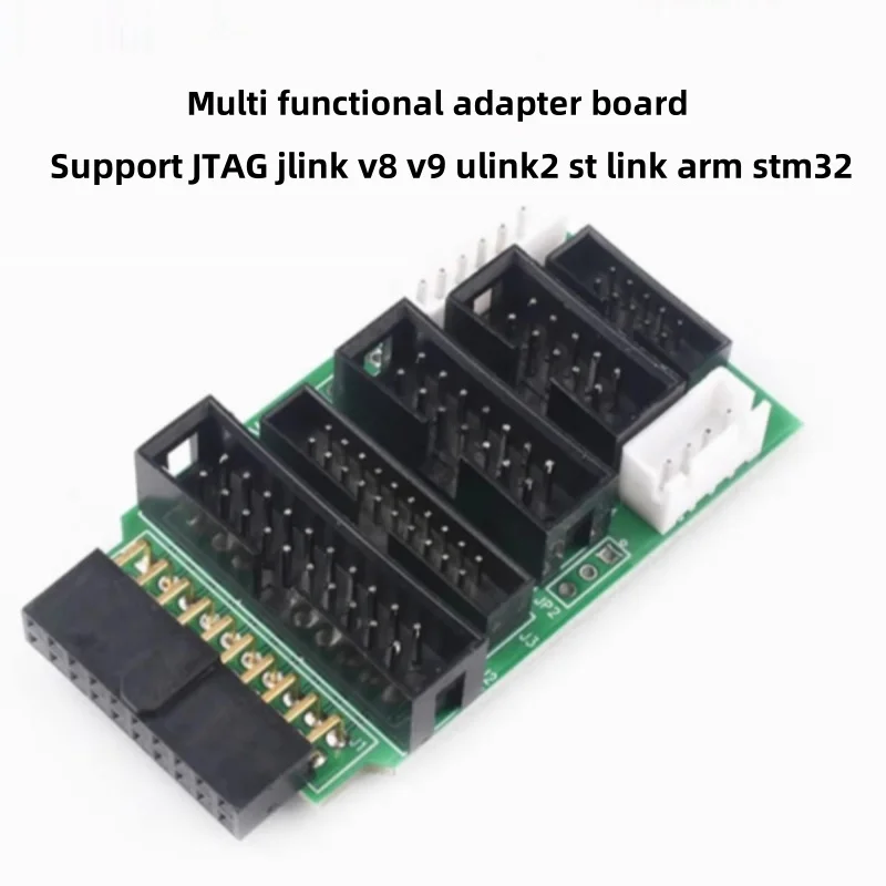 Multi functional adapter board supports JTAG jlink v8 v9 ulink2 st link arm stm32