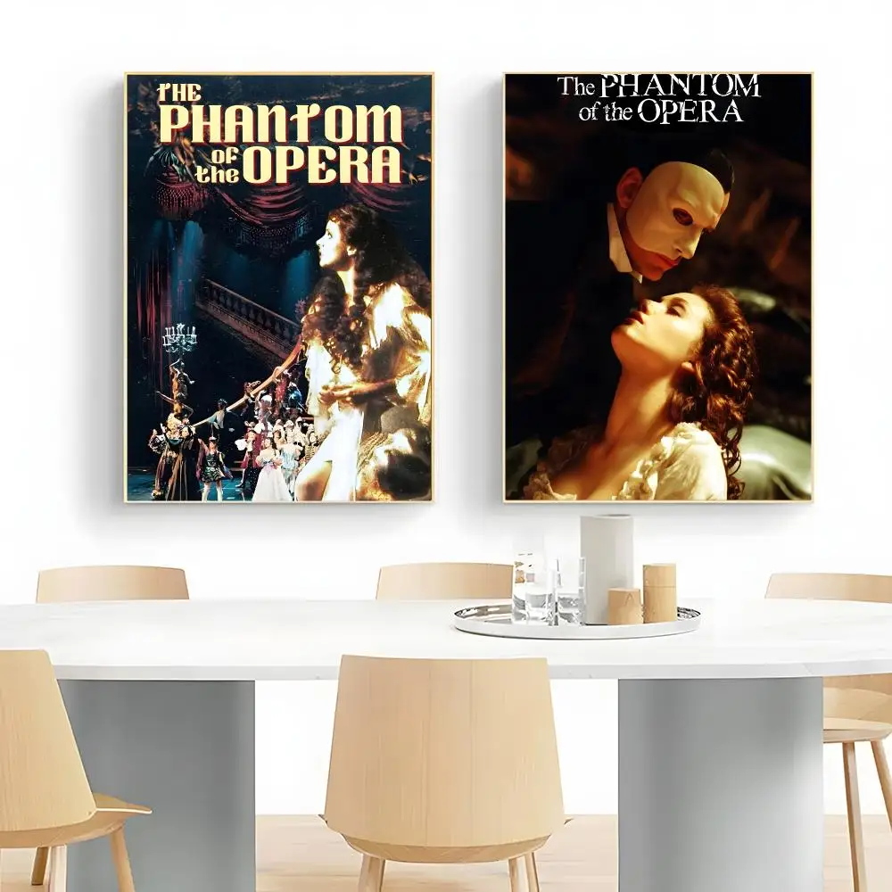 Musical Movie T-The Phantom of the Opera Poster Wall Art Print Decorative Mural Home Decor Gift Unframed
