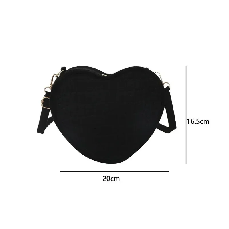 Borsa a tracolla da donna Messenger 2024 Trend Fashion Vintage Heart Women Handbags Handbag Heart Bags for Women