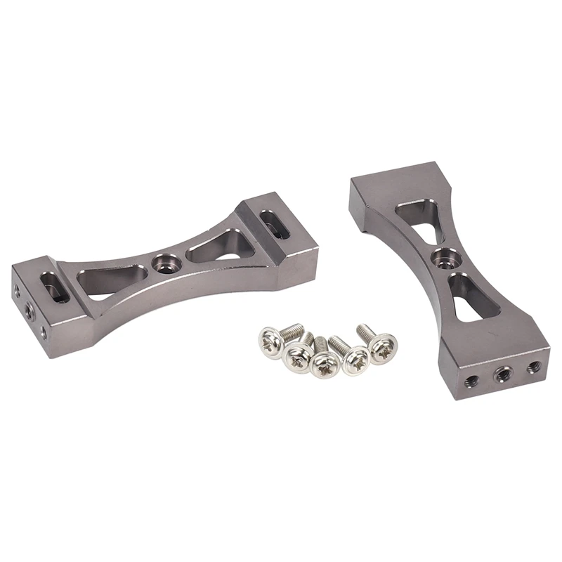 RC Car Metal Bracket Kit, Peças DIY, Atualização, WPL B1 B14 B16 B24 C14 C24 B36 MN D90 D91, 2 unidades