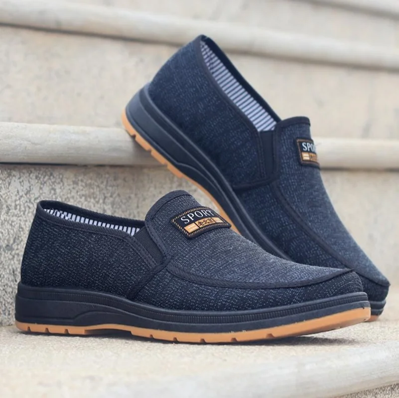 

men's summer sneakers Fashion casual sneaker flat Breathable men's shoes canvas casual