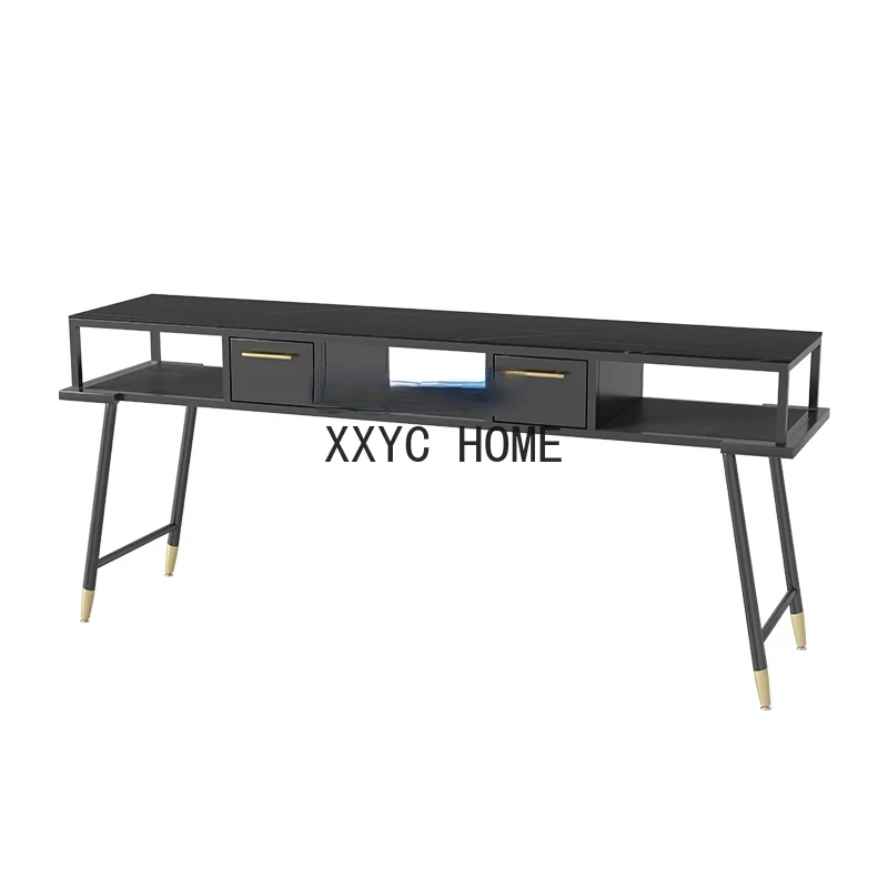 

Stone Plate Nail Table and Chair Embedded Vacuum Cleaner Manicure Table for Nail Beauty Shop Table