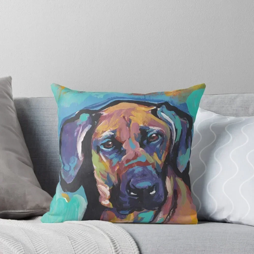 

Rhodesian Ridgeback Bright colorful pop dog art Throw Pillow Decorative Pillow Covers For Sofa Cushion Cover Set pillow