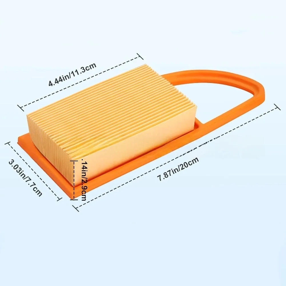 Orange Blower Filter Kit Improve Engine Airflow And Performance Leaf Blower Filter Promotes Complete Combustion
