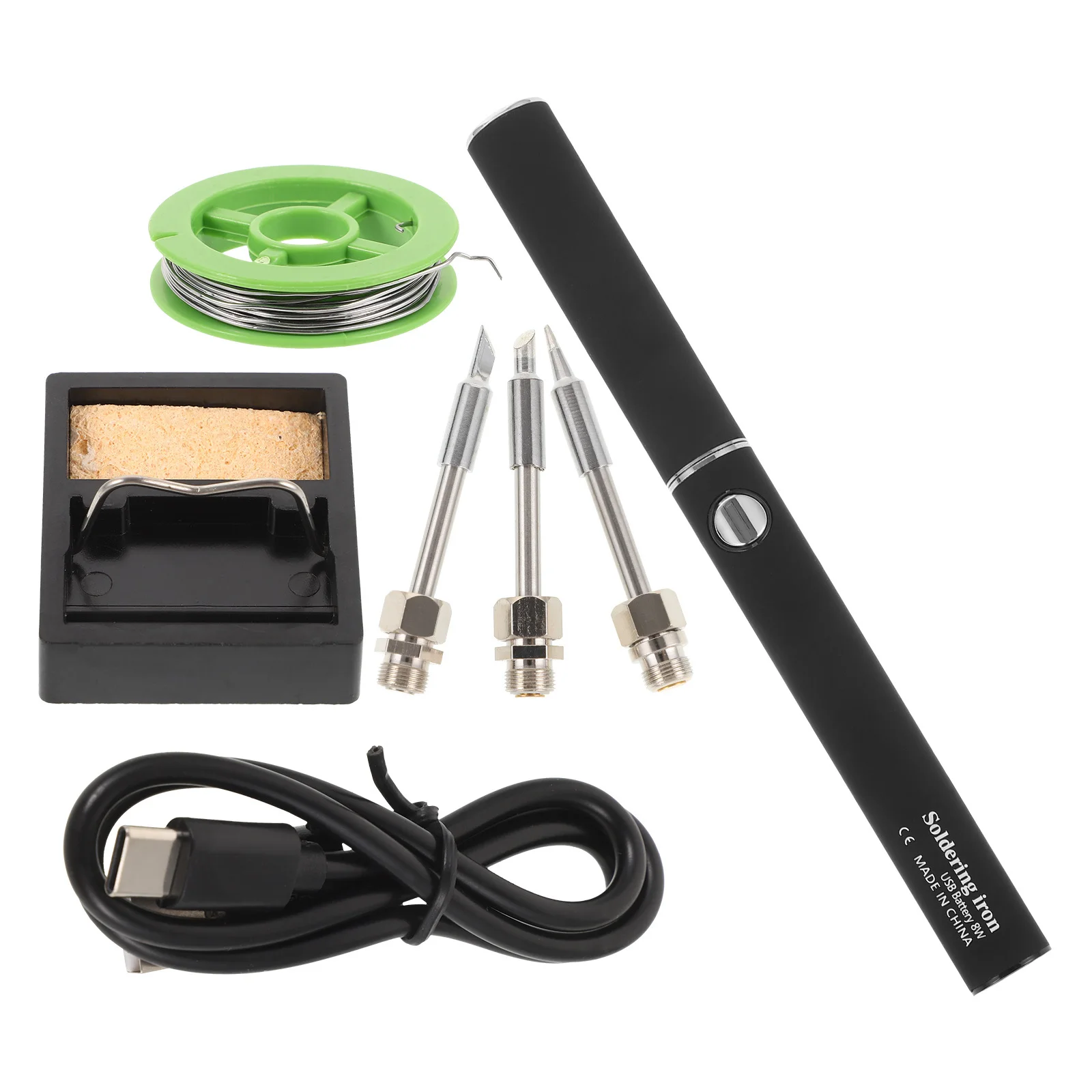 

1Set Wireless Soldering Iron USB Rechargeable 8W Power Output for Personal Use and Gift Soldering Iron Professional Welding Tool