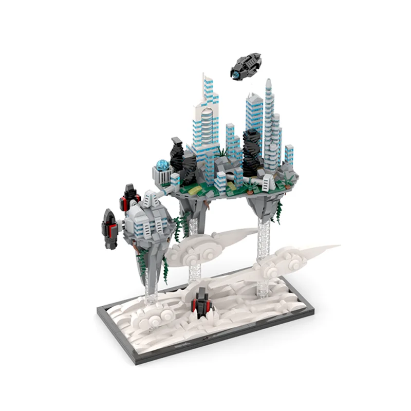 1463PCS MOC Flying Islands Magical DIY Model Building Blocks Birthday Toys Gift