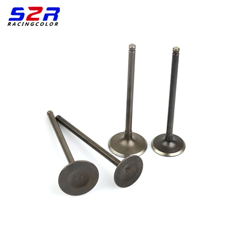 Motorcycle Intake Valve Kit Moto Exhaust Valve for Honda CB400ss XR400 NX400 NX4 Falcon Stem Scooter Engine Part 14711-KCY-670