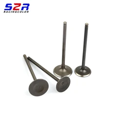 Motorcycle Intake Valve Kit Moto Exhaust Valve for Honda CB400ss XR400 NX400 NX4 Falcon Stem Scooter Engine Part 14711-KCY-670