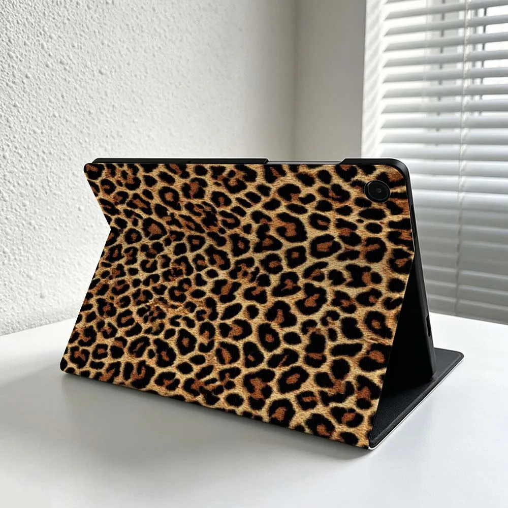 Creative Leopard Print Pattern For Samsung Galaxy Tab S11 S10 S9 S8 S7 A11 A9 A8 Ultra Lite FE Plus Soft Inch Tablet Case Cover