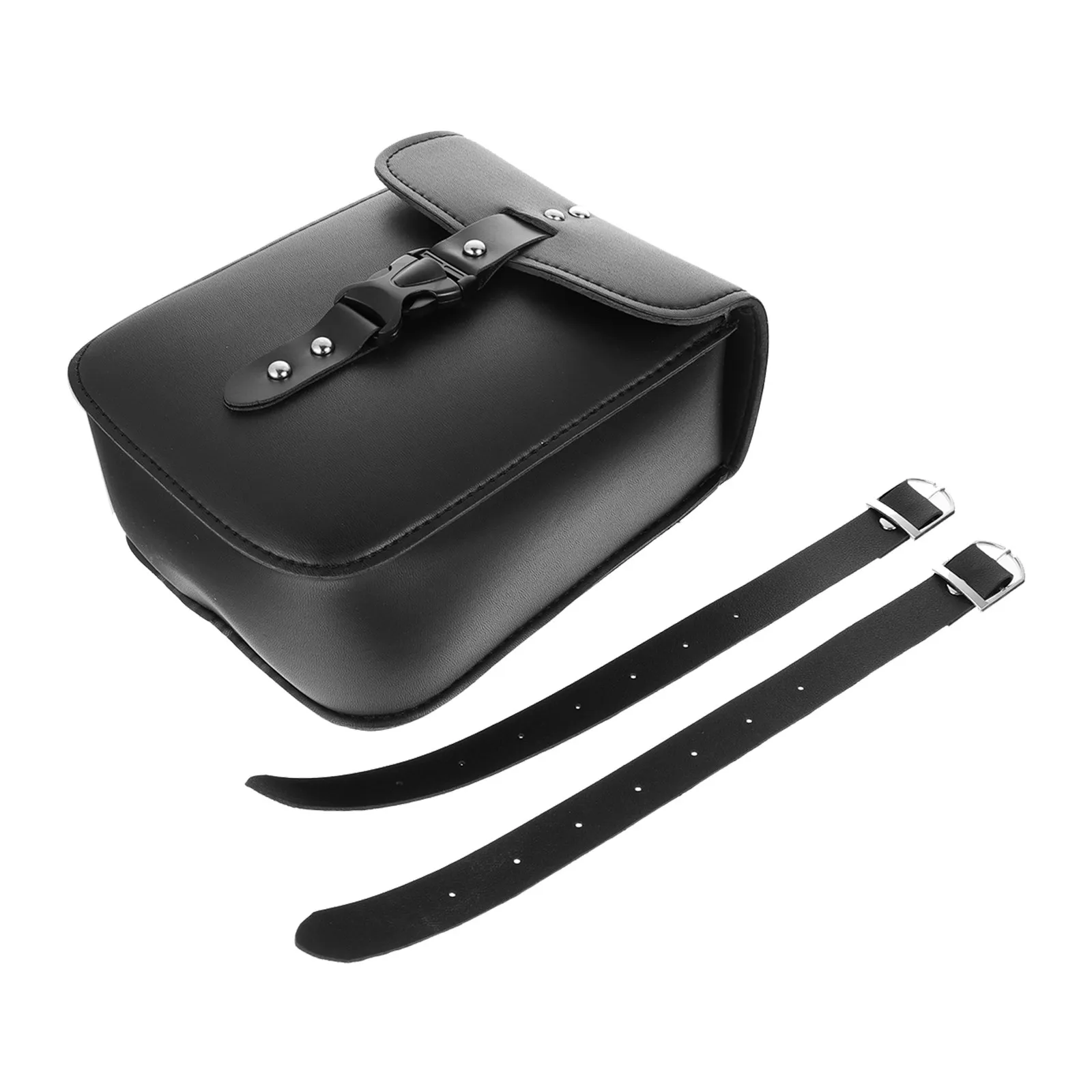 

Motorcycle Side Bag Heavy Duty Waterproof Wear Resistant Easy Install Handlebar Mount Storage Pouch for Tools Small