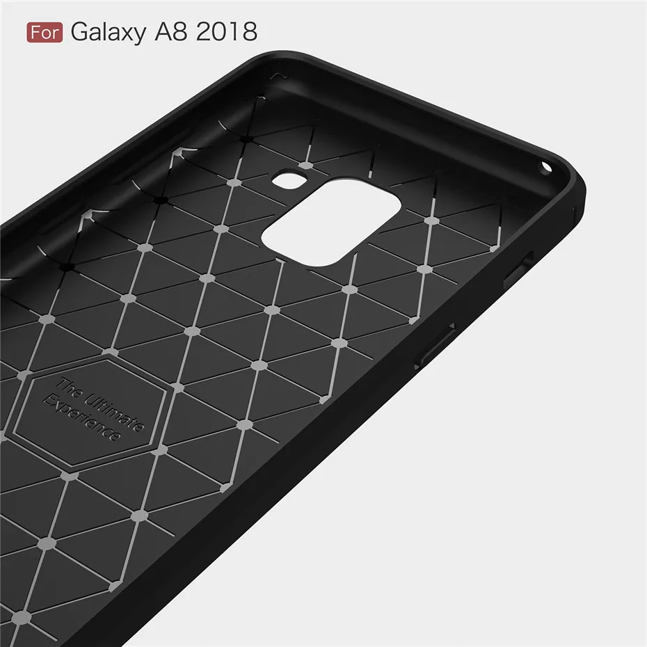 For Samsung Galaxy A8 2018 Case A530F A8 Silicon Carbon Fiber TPU Soft Silicone Case For Samsung Galaxy A8 Plus 2018 A730F Cover