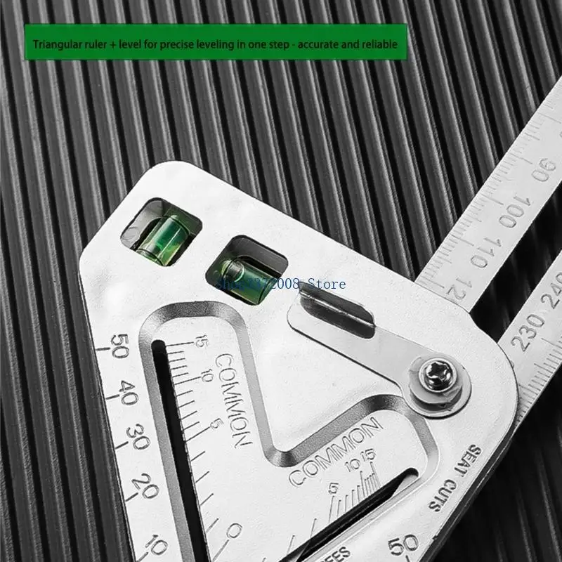  Stainless Square Angles Ruler with Line Marking For Construction