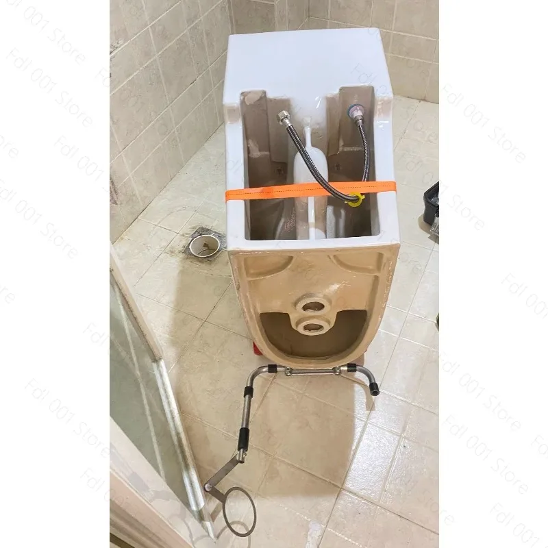 Toilet  Auxiliary Installation Artifact, Positioning and Moving  Folding Portable Labor-saving Trolley, Easy Installation