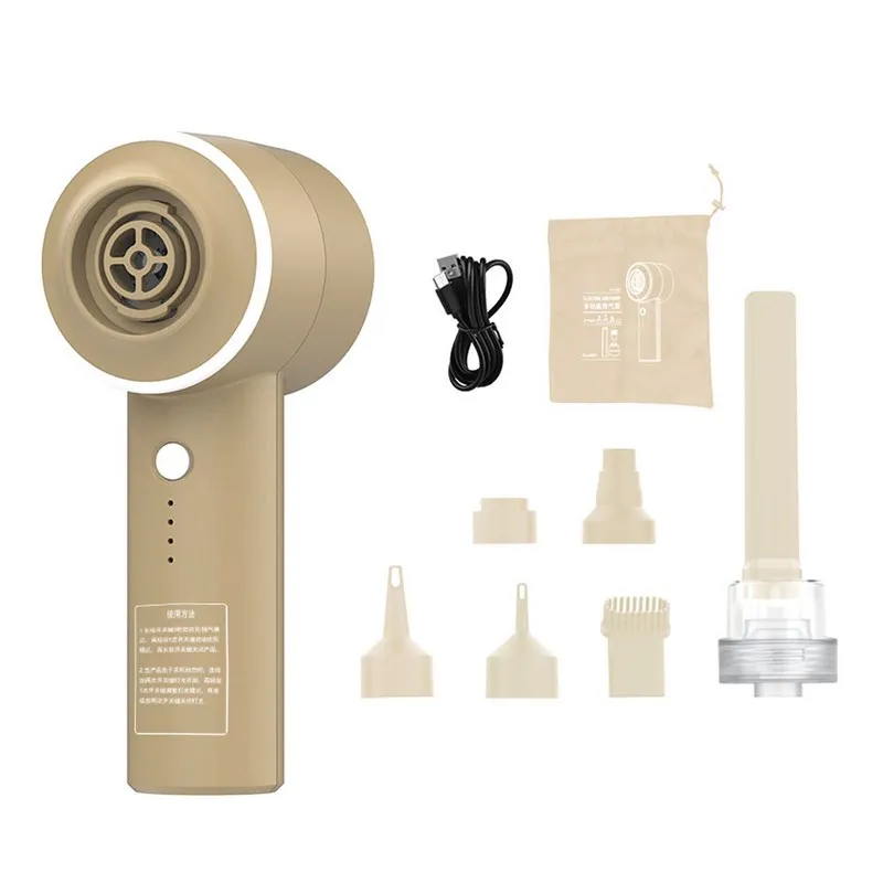 

Multifunctional Portable Cordless Electric Inflator USB 5 in 1 Outdoor Inflatable Vacuum Handheld Mattress Inflator Vacuum Pump