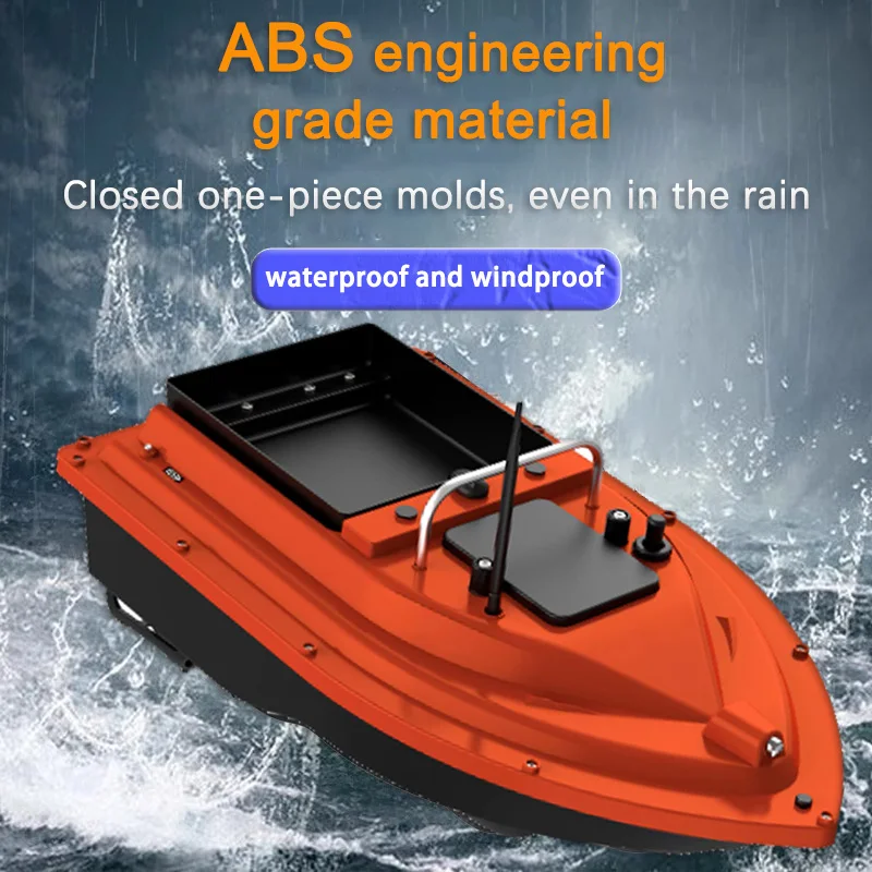 Fishing Bait Boat Wireless Remote Control 300m 2 points AutomaticReturn 1.5KG Loading With Night Light Fishing Boats【No Battery】