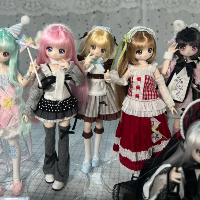 Original SyncyLand OOTD BJD Blind Box Niedliche Anime-Puppe mit Beweglichen Gelenken und Echthaar Key 2 Mini Sammelfigur Wohndekor Geschenk – Detail 5