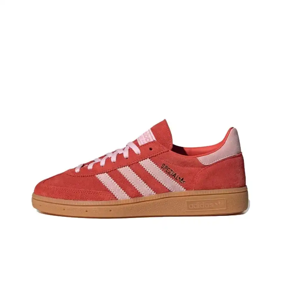 Adidas Originals HANDBALL SPEZIAL Suede Comfortable And Simple Low-Top Sneakers Women's Orange IE5894