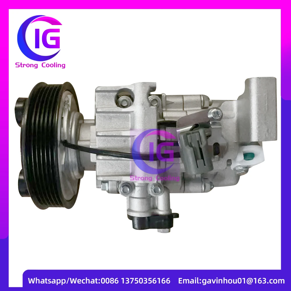 A/C AC Air Conditioner Compressor For Mazda 3 6 CX-7 GJ6A61K00A GJ6A-61-K00A GJ6A-61-K00D H12A1AF4AO H12A1AK4DW H12A1AF4DV