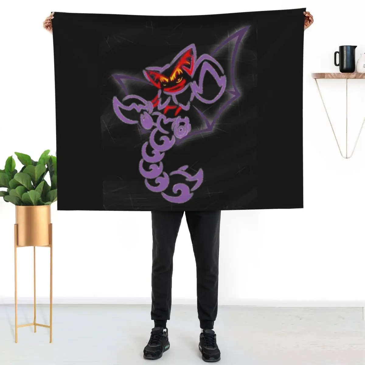 Gliscor Tribal Design Classic T-Shirt.png Throw Blanket Sofas for sofa Custom Tourist halloween Moving Blankets