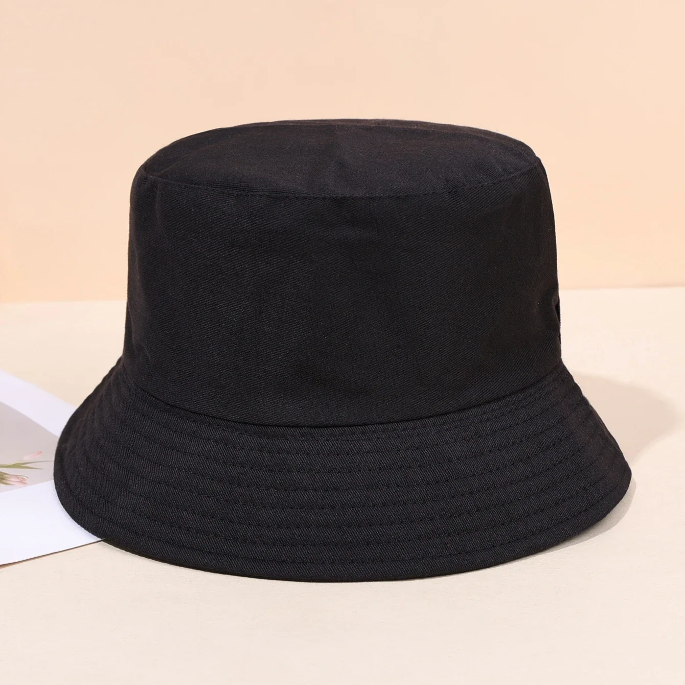 1PC Double-sided use sunshade fisherman hat, available in multiple colors for men and women, outdoor sun protection basin hat