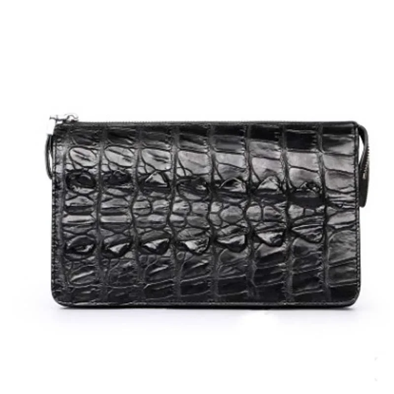 dongou crocodile handbags male long  wallet  business  zipper  Hand bag  men  Hand caught  crocodile leather men clutch bag