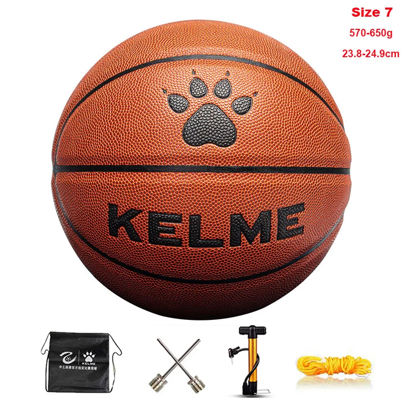 Kelme Mann Basketball Pu Materia Team Sport Match Training Basketball Indoor und Outdoor verschleiß fest hochwertige Ball Größe 7