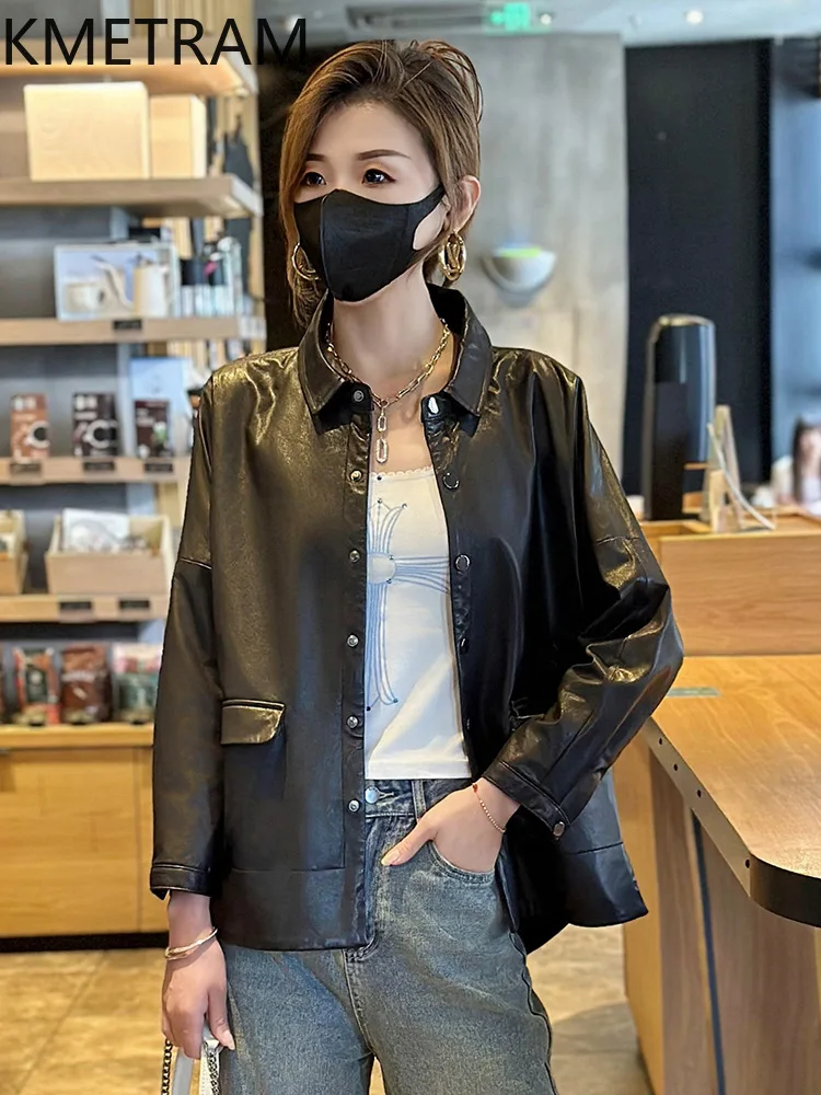 100% Real Cowhide Jacket Woman High Quality Short Genuine Leather Jackets Women New in Outerwears Fall Clothes 2025 Chaquetas